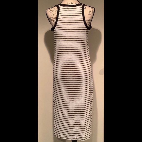 NWT GAP Striped Sleeveless Midi Dress - Picture 2 of 16